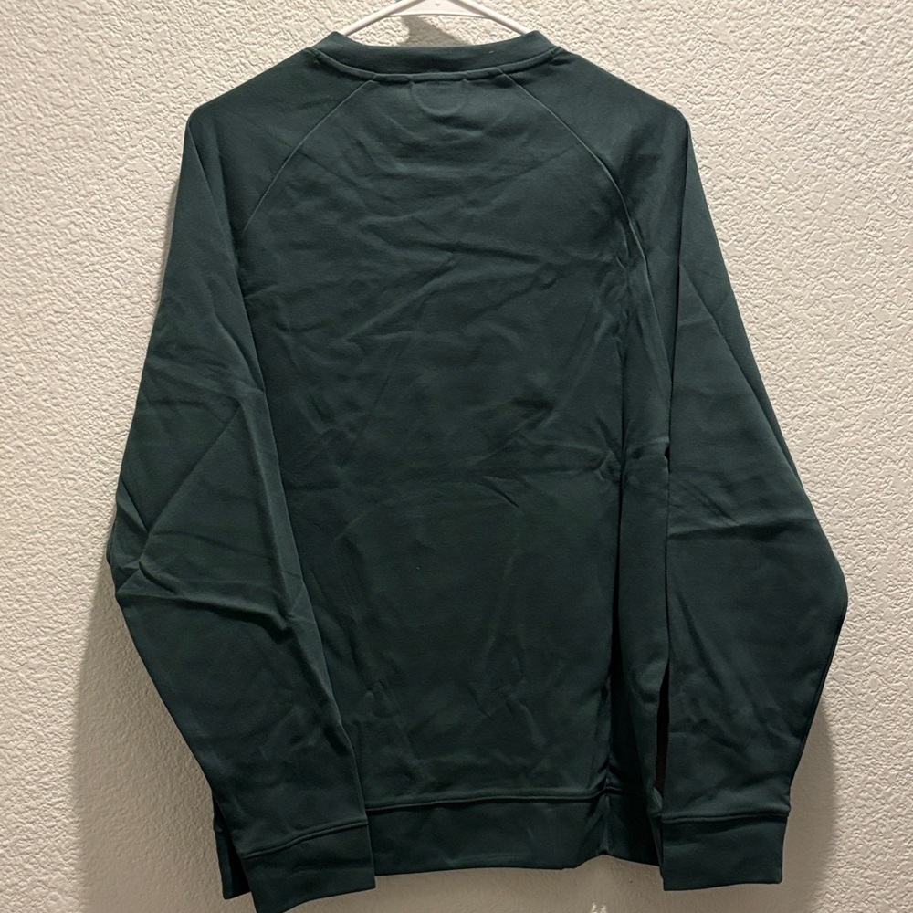All in Motion Dark Green Women's Crew Neck Sweater - Picture 8 of 9